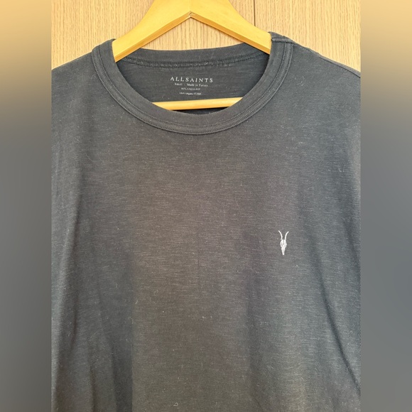 All Saints Charcoal Short Sleeve Tee - Picture 2 of 3
